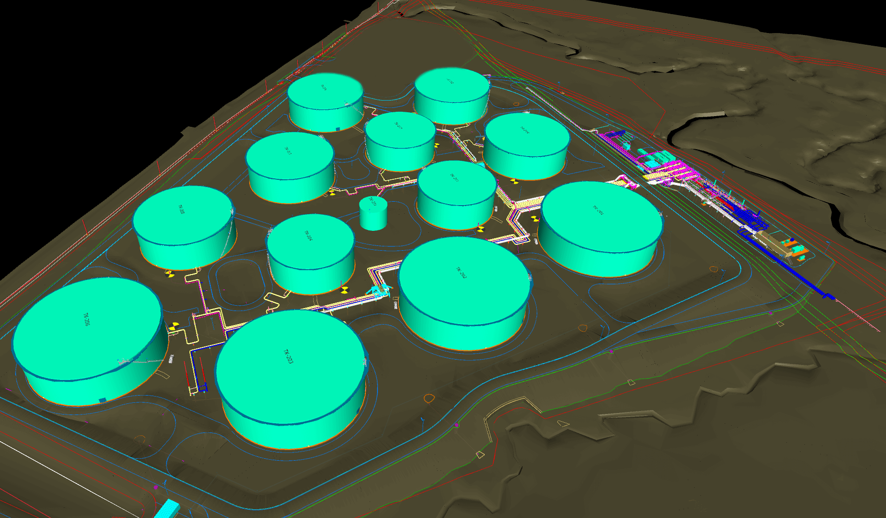 3D Model View of New Facility Wildhorse